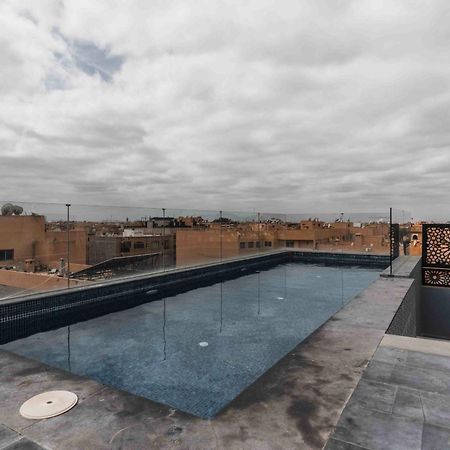 Rooftop Pool, Bright & Cozy Apartment In City Center 马拉喀什 外观 照片